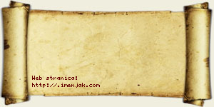 Jovana Morača vizit kartica